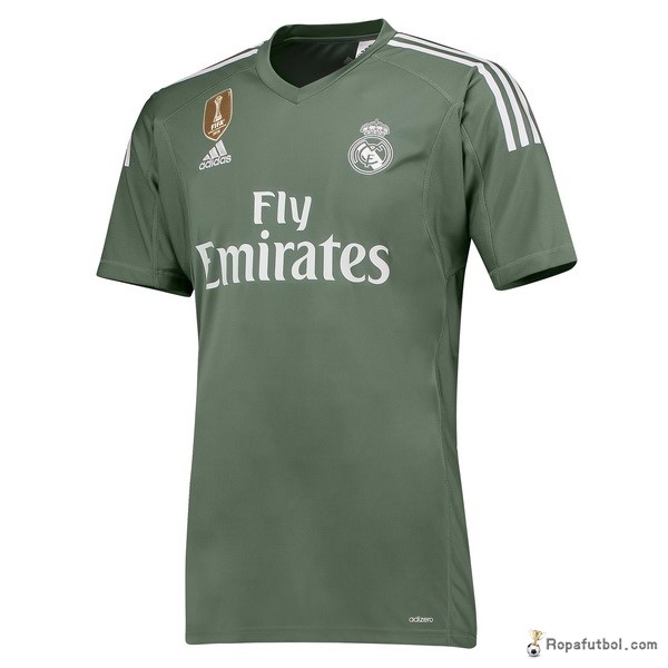 Camiseta Real Madrid Replica Primera Ropa Portero 2017/18